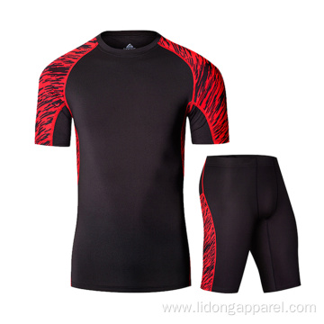 Wholesale Cheap Short Sleeve Compression Men's Gym Wear